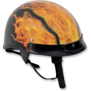  AGV A4 Half Helmet , Size Lg, Color Fire Orange 234 