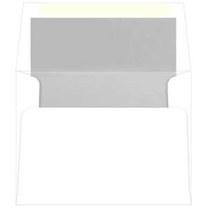  A2 Lined Envelopes   White Silver Lined (50 Pack): Arts 