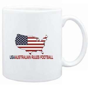 Mug White  USA Australian Rules Football / MAP  Sports:  