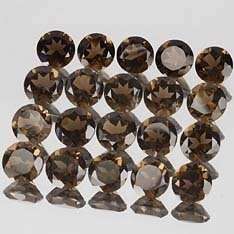 3mm Lot 20pcs Round Natural Smoky Brown QUARTZ csq1  