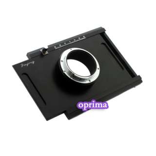 645 D Moveable Adapter Plate for 4 x 5 Large Format Camera Body to 