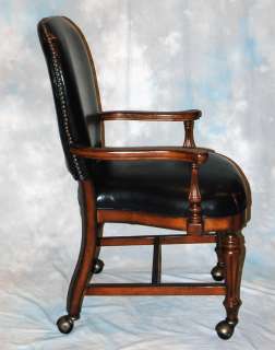Distressed Genuine Leather Conference Game Chair  