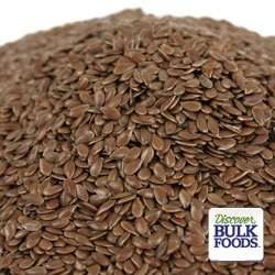 Whole Brown Flax Seeds, half pound  