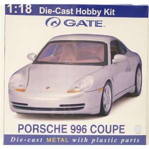   996 Coupe 1:18 Scale Die Cast Hobby Kit   Silver: Everything Else