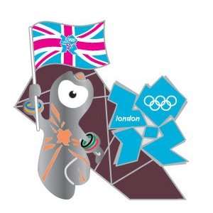  London 2012 Olympics Wenlock Union Flag Pin Sports 