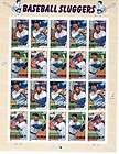 Baseball Sluggers 20 x 39 Cent US Postage Stamps