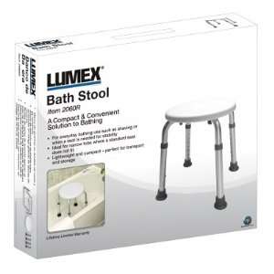   Round Bath Stool in Retail Package , 2EA/CS: Health & Personal Care