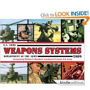 Army Weapons Systems 2009 U S Dept of the Army, William D 