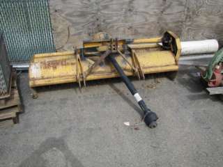 Lot of Two 3 Point Tractor Attachments Dethatcher & Auger System 