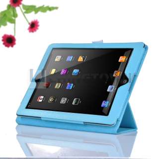 iPad 3 2 Smart Cover PU Leather Magnetic Case Stand Wake Up Sleep 9 