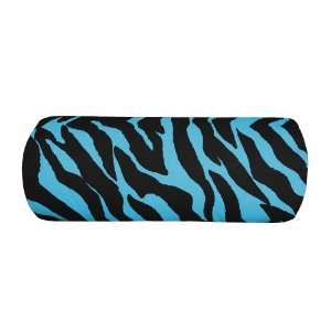  Zebra Blue Bolster Pillow: Home & Kitchen