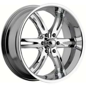 Akuza Dominion 20x9 Chrome Wheel / Rim 6x5.5 with a 30mm Offset and a 