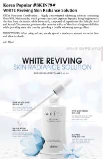 SKIN79] White Reviving Skin Radiance Solution 30ml  