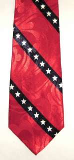 USA FLAG RED WHITE & BLUE Patriotic Neck Tie!  