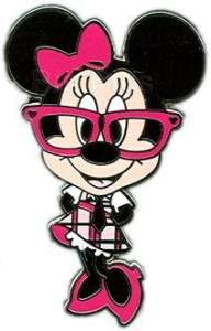 MINNIE MOUSE Glasses NERDS ROCK! Collection DISNEY PIN  