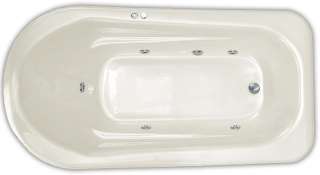 Topaz Whirlpool Bathtub: Extra Long Jetted Bath Tub  