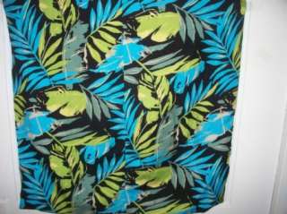 Peter Nygard Leafy Jungle Linen Long Skirt Sz 12 NWT$68  