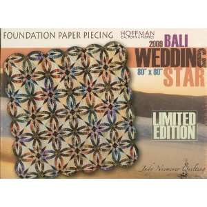   Wedding Star Foundation Paper Piecing Quilt Pattern: Arts, Crafts