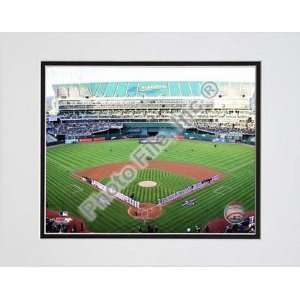 Oakland Alameda County Coliseum 2010 Opening Day Double Matted 8 x 10 