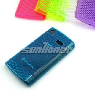 TPU Silicone Case Cover for SAMSUNG CAPTIVATE i897 + LCD Film . BLUE 