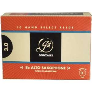  Gonzalez Alto Saxophone Reeds Strength 2.75 Musical Instruments