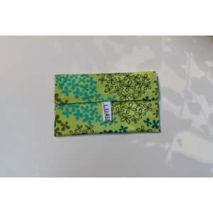   Bag in Green Spray Organic Cotton Fabric:  Kitchen & Dining