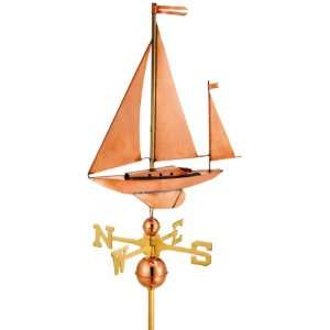 On Sale  The Salcombe Yawl Full Size Copper Weathervane Blue Verde 