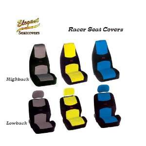  Racer Seat Cover ~ Universal Blue Highback  1 Each 