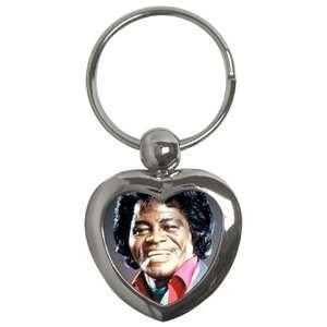  James Brown Key Chain (Heart)