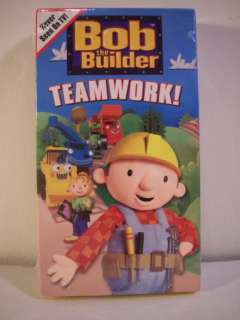 BOB THE BUILDER Childrens VHS Tape TEAMWORK NEW  