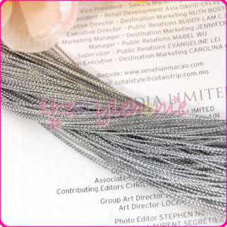 100 Yard Silver Jewelry Making String Cord Beads Crafts  