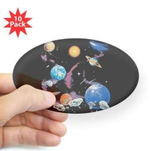   Clear (Oval) (10 Pack) Solar System And Asteroids: Everything Else