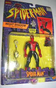 SPIDER MAN animated 1995 NIGHT SHADOW SPIDER MAN  