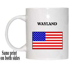  US Flag   Wayland, Massachusetts (MA) Mug 