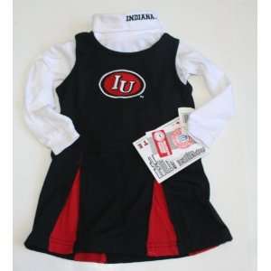   University   IU Toddler Girls Cheerleading Dress 2 Piece   Size: 3T