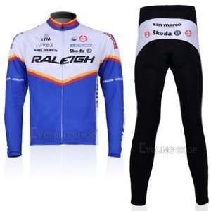  RALEIGH Cycling Jersey long sleeve Set(available Size S,M 