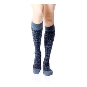  Luxe Lace Patterned Knee High   15 20mmHg Beauty