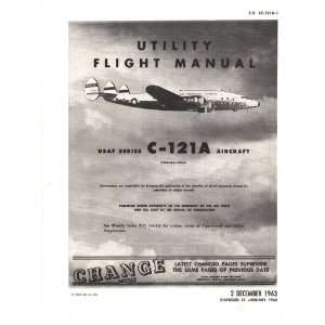  Lockheed C 121 A Aircraft Flight Manual Lockheed Books
