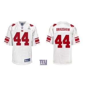  Giants #44 Ahmad Bradshaw Jerseys White Jersey (2012 Super 