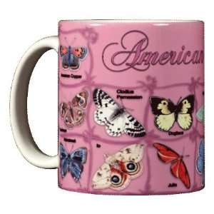  Butterfly ABC 11 oz. Ceramic Coffee Mug: Kitchen & Dining
