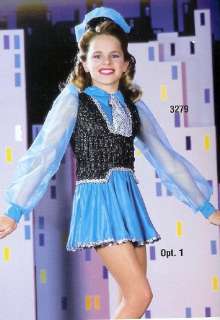 BACK AT WORK Tap Swing Dance Dress Costume Adult Small  