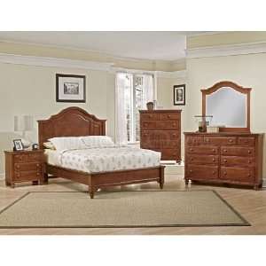  Bedford Falls Mansion Bedroom Set (Cherry) (King) by 