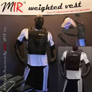  Sale) New MiR Pro 50Lbs Adjustable Weighted Vest (One size fits all 