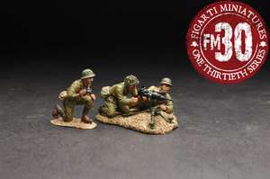   Miniatures   Type 92 Heavy MG Team   PTJ 002   Painted Toy Soldiers