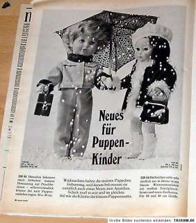 Neue Mode Dezember 1969 Abendmode, Puppenmode  