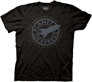 Futurama TV Series Planet Express Logo T Shirt, NEW UNWORN  