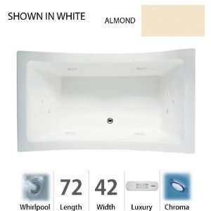  Jacuzzi ALL7242WCR4CHA Allusion 7242 Whirlpool, Almond 