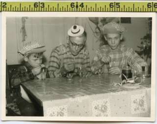   photo / Boys Join Grandpas Silly Hat Club & Conduct Jelly Experiment