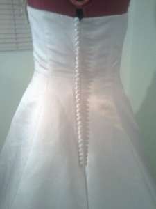 NWT!!DAVIDS BRIDAL/ST. TROPEZ WEDDING DRESS GOWN SZ 16! STUNNING!!L@@K 