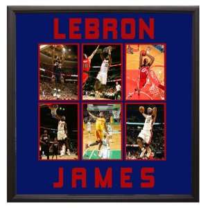 LeBron James Includes Six 8 x 10 Photographs in a 30 x 34 Deluxe 